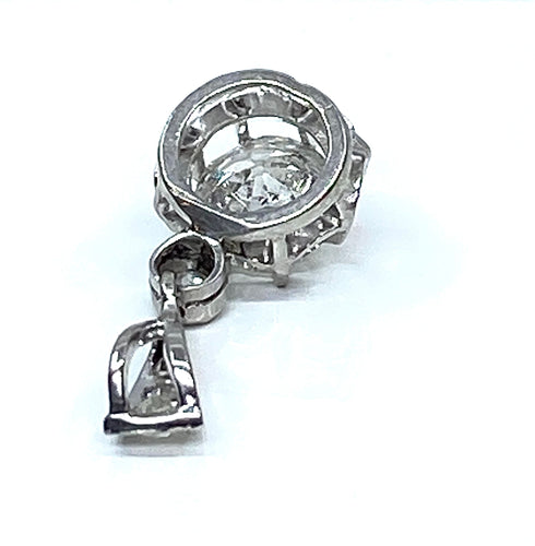 Pendentif Pendentif en or blanc et diamants 58 Facettes AB593bis