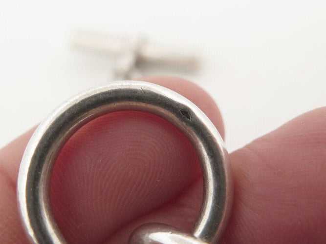 Bracelet vintage bracelet HERMES chaine d'ancre pm en argent massif 925 18cm 58 Facettes 268152