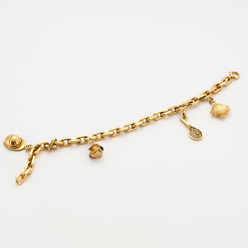 Bracelet Bracelet or jaune charms 58 Facettes 34200329