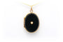 Pendentif Pendentif porte photos Napoléon III en or jaune serti d'onyx et d'une perle 58 Facettes B274