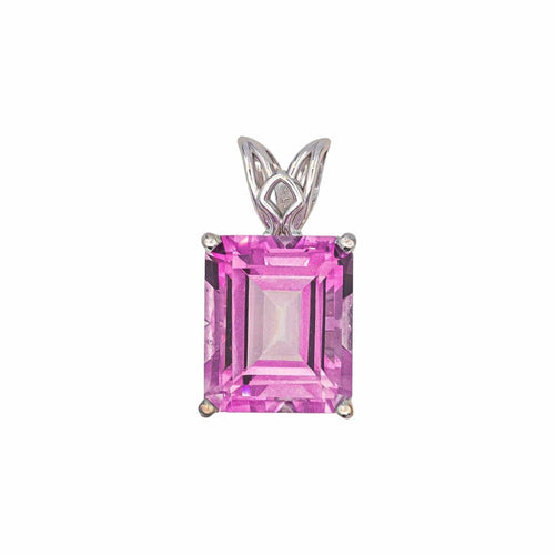 Pendentif Pendentif Or blanc Tourmaline 58 Facettes 4387220CN