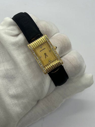 Montre Boucheron Reflet Small Or Jaune et Diamants 58 Facettes