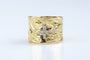 Bague 54 Bague croix en or jaune et diamants 0,12 ct 58 Facettes BG-130000543-107
