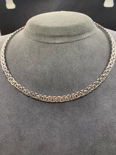 Collier Collier vintage en or blanc 58 Facettes