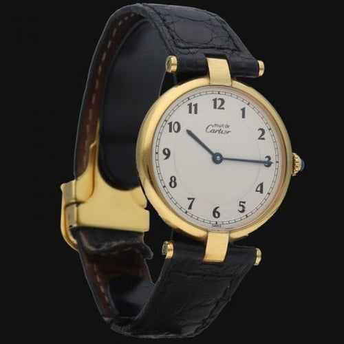 Montre Cartier Montre Must De Cartier Vermeil 58 Facettes MT41224