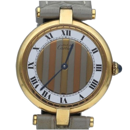 Montre Cartier Montre Must De Cartier Vermeil 58 Facettes MT41416