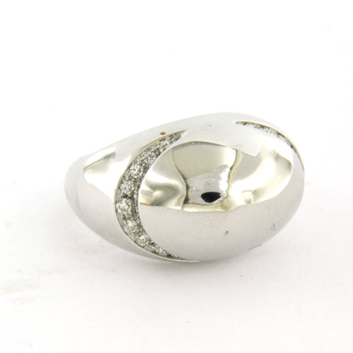 Bague 51 BULGARI - Bague en or blanc sertie de diamants taille brillant 58 Facettes