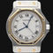 Saat Cartier Santos Ronde Octagon 18 Ayar Sarı Altın ve Çelik 58 Facettes MT45328