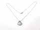 Collier Collier pendentif cœur diamant or blanc 58 Facettes Pend.Col.Coeur.B
