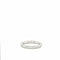 Bague 52 Bague en or blanc 18 carats avec diamants 58 Facettes