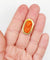 Bague 52 Bague cocktail style antique or jaune, camée sur corail jeune fille (circa 1960) 58 Facettes A06378