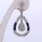 Boucles d'oreilles Boucles d'oreilles Art Déco en saphir et diamant 58 Facettes