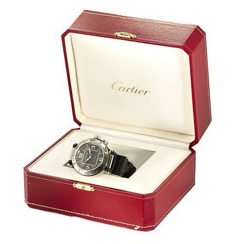 Montre CARTIER - PASHA - Montre en acier à boitier rond à mouvement automatique 58 Facettes B240623
