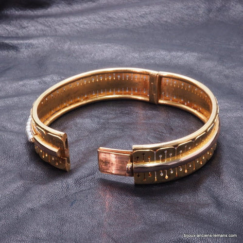 Bracelet Bracelet or et perles fines, époque Napoléon III 58 Facettes 4301