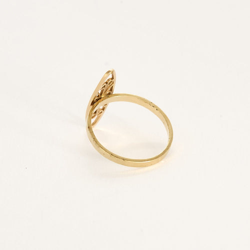 Bague 53 Bague marquise en or jaune 58 Facettes VAN0658