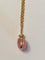 Collier Collier en quartz rose nude et calcédoine 58 Facettes