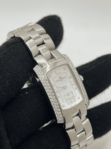 Bracelet Baume & Mercier Hampton Milleis Or 18K et diamants 58 Facettes