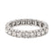 Bague 57 Bague  Alliance américaine   Platine Diamant 58 Facettes 4113911CN