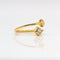 Bague 53 Bague PRINCESSE en or jaune et diamants 58 Facettes D364481GM