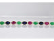 Bracelet Bracelet tennis en or avec diamants, saphir, rubis et émeraude 58 Facettes 2069