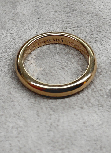 Bague 58 CHAUMET - Bague jonc or rose 58 Facettes