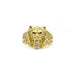 Bague 59 Bague lion or jaune diamant et rubis 58 Facettes 240258R