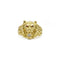 Bague 59 Bague lion or jaune diamant et rubis 58 Facettes 240258R