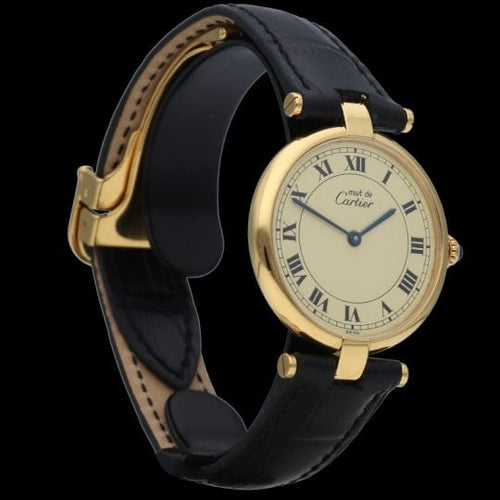Montre Cartier Montre Must De Cartier Vermeil 58 Facettes MT41229