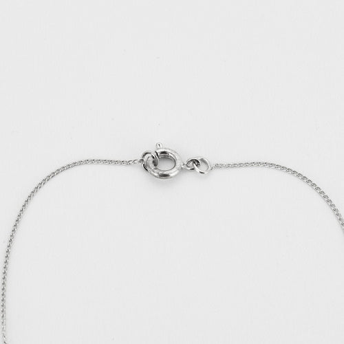 Collier Collier Solitaire Or Blanc et Diamant Poire 58 Facettes 240 748