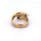 Bague 51 Bague vintage en or jaune et diamants des années 1980 58 Facettes