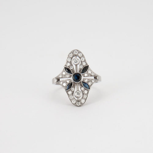 Bague BAGUE STYLE ART DÉCO 58 Facettes DF21