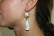 Boucles d'oreilles Boucles d'oreilles en or et perles anciennes 58 Facettes 7594