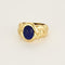 Bague 49 VAN CLEEF & ARPELS - Rare Bague en Or jaune tressé et lapis lazuli 58 Facettes 58FC8-1