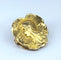 Broche Broche coulant en or jaune 18 carats, profil de femme, époque Art Nouveau 58 Facettes AB525
