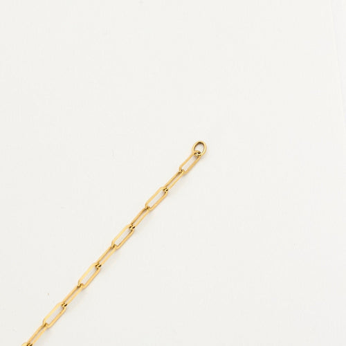 Bracelet Gourmette maille forçat en or jaune 58 Facettes LP788