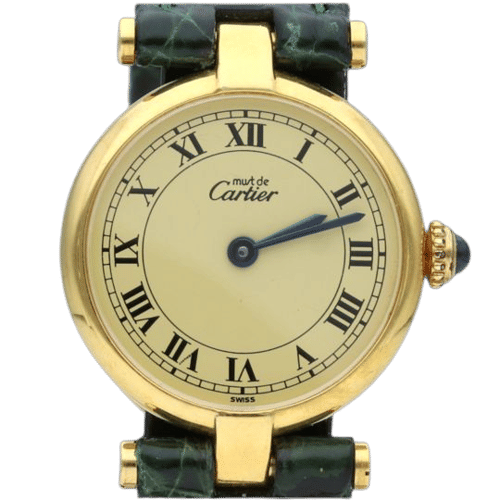 Montre Cartier Montre Must De Cartier Vermeil 58 Facettes MT43218
