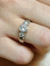 Bague Bague Trilogie Vintage or blanc et diamants 58 Facettes