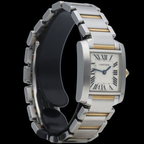 Montre Cartier Montre Tank Francaise Pm 58 Facettes MT42950