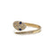 Bague 53 Bague serpent en or, diamants et saphir 58 Facettes 1290