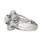 Bague 53 Bague Marguerite Or blanc, Platine Diamant 58 Facettes 4328900CN