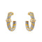 Boucles d'oreilles Cartier Boucles d'oreilles Créoles  Or jaune, Acier 58 Facettes 4478227CN