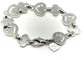 Bracelet OJ PERRIN - Bracelet coeur légende or blanc 58 Facettes M9280