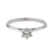 Bague 50 Bague Solitaire Or blanc Diamant 58 Facettes 578390CD