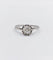Bague 49 Bague solitaire art deco Platine diamant taille ancienne coussin 0.60 carat (circa 1920) 58 Facettes A06196