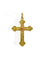 Pendentif Croix or rose et perles 58 Facettes