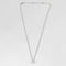 Collier COLLIER OR BLANC 1 DIAMANT O,20ct 58 Facettes M8927