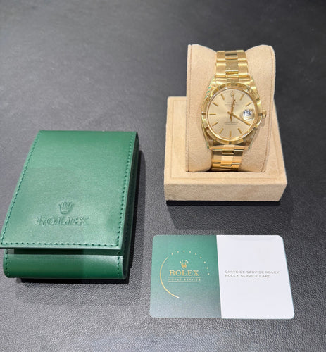 Montre ROLEX - Montre Datejust Or jaune 18 carats - Modèle 1501 - Année 1970 58 Facettes 1.0000555/1