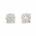 Boucles d'oreilles Boucles d'oreilles rosace en or avec diamants 58 Facettes D363095CG