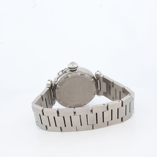 Bracelet Cartier Pasha GMT - Ivory arab dial 58 Facettes