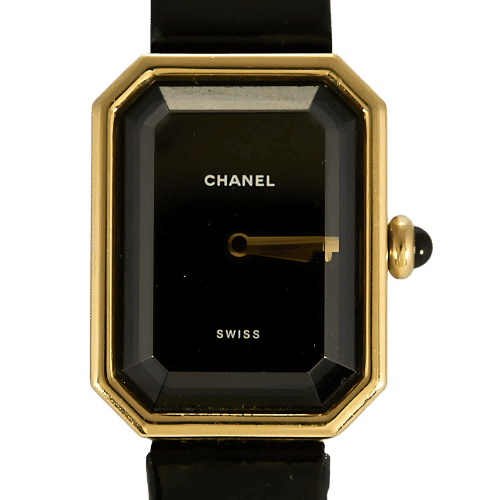 Montre CHANEL - Montre Première Or jaune & cuir vernis 58 Facettes